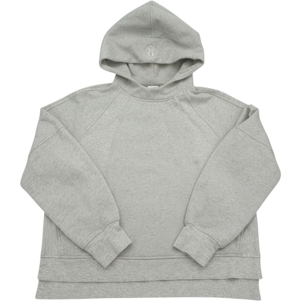 Lululemon Scuba Oversized Hoodie Heathered Core Ultra Light Grey M/L LW3IUJS